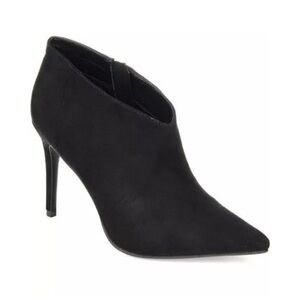 Journee Collection Demmi Pointed Toe Booties‎ Black 8.5M